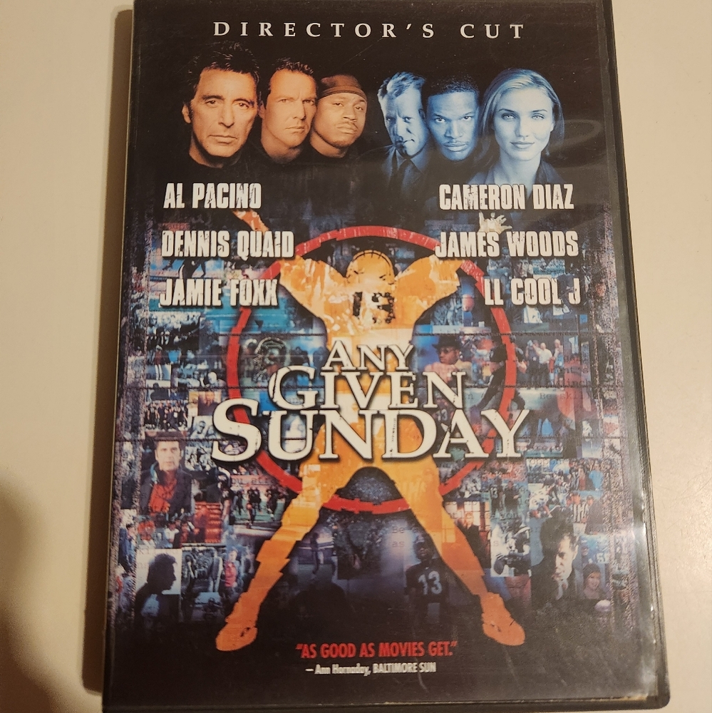 Any Given Sunday Director's Cut DVD